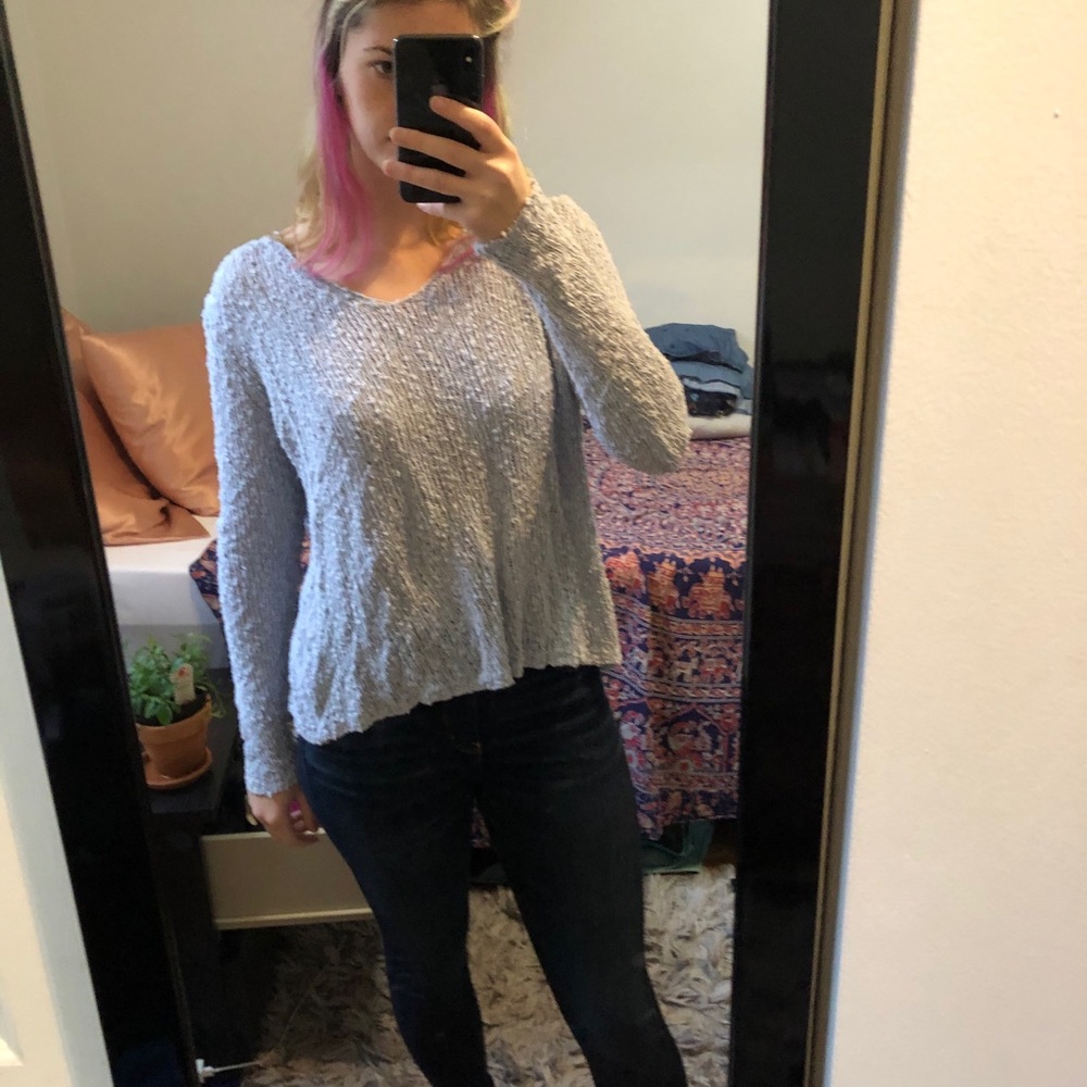 Light blue sweater